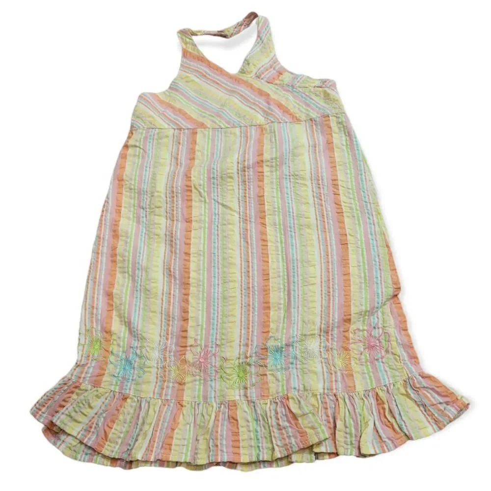 Cherokee stripped halter dress 4T
